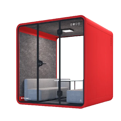 Soundproof Booth XL-red